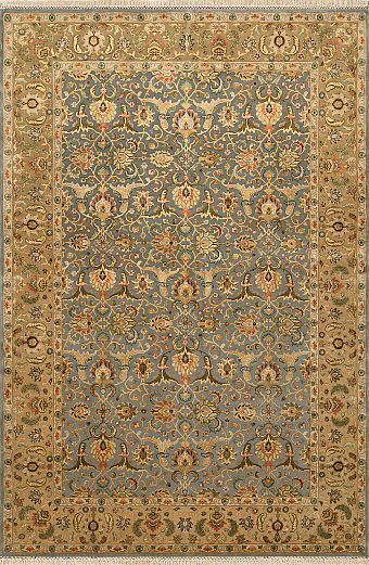 Индийский Rajastan ковер №2743 300x203cm из шелка и шерсти