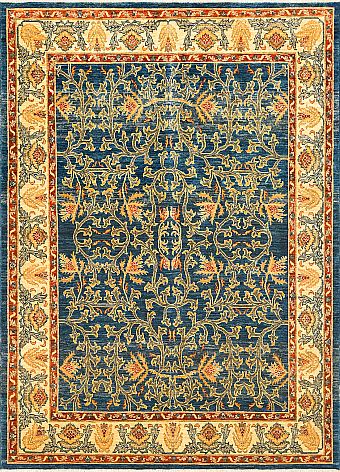 Шерстяной Пакистанский ковер Saltani №1448 255x183cm