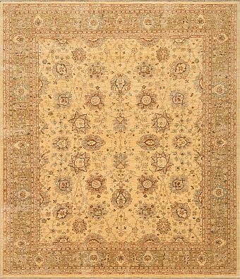 Шерстяной Пакистанский ковер Ushak №1304 282x241cm