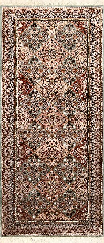Шерстяной Индийский ковер Shiraz №1052 184x83cm