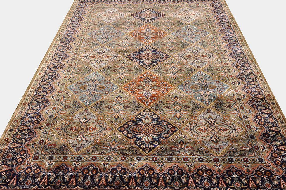 Шерстяной ковер ручной вязки Ковер "Шираз", размер 203x136cm изображение