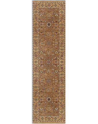 Шерстяной Индийский ковер Agra №1082 306x84cm