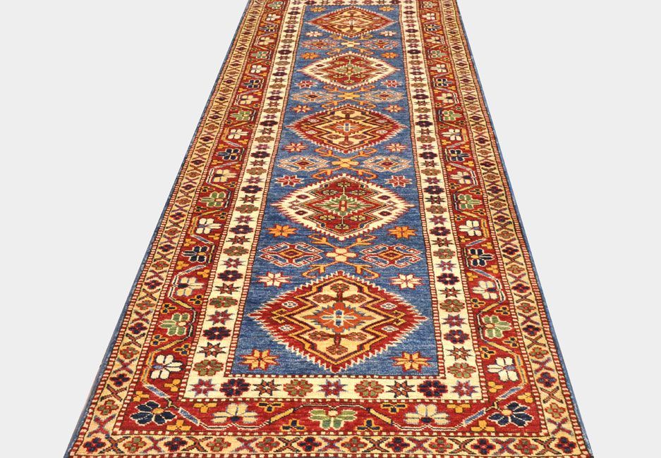 Ковер ручной работы KAZAKH 252x80cm фотография