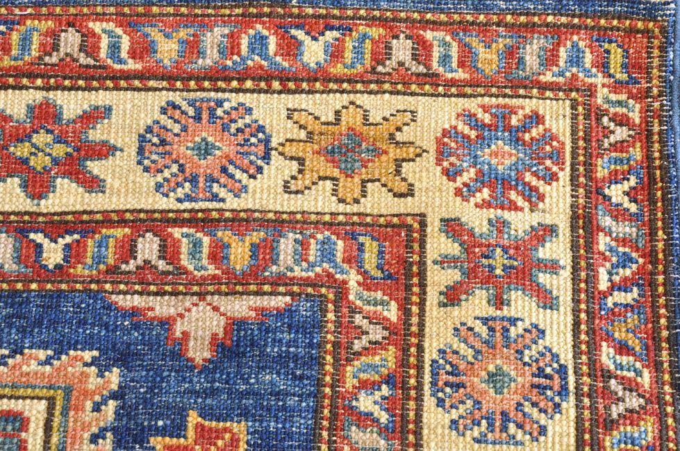 Шерстяной ковер ручной вязки KAZAKH, размер 252x72cm изображение