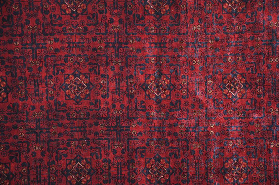 Шерстяной ковер ручной вязки Афганский ковер, размер 383x299cm изображение