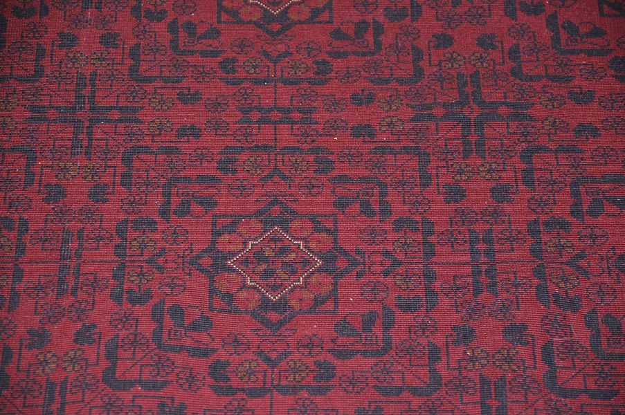 Афганский ковер Афганский ковер шерстяной Прямоугольный 383x299cm фото крупным планом