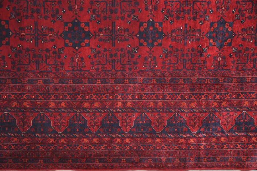 Шерстяной ковер ручной вязки Афганский ковер, размер 306x243cm изображение