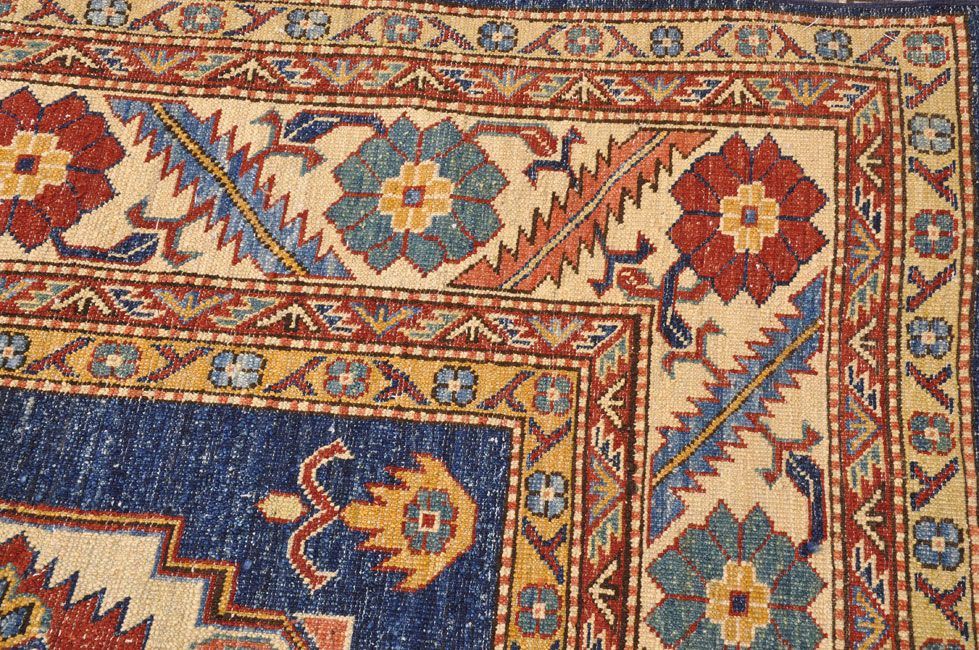 Шерстяной ковер ручной вязки Кавказский ковер, размер 226x144cm изображение