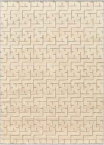 Безворсовый Индийский ковер Tazart №4682 242x172cm из шерсти