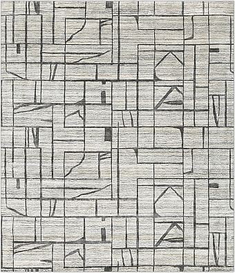 Индийский Soho ковер №4698 302x256cm из шелка и шерсти