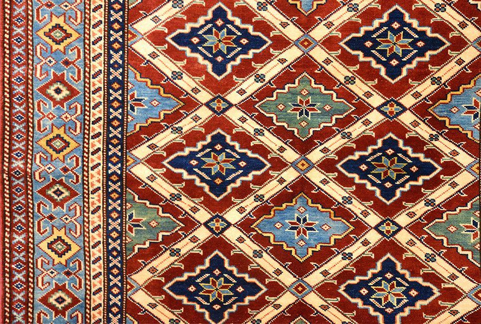 Прямоугольный Азербайджанский ковер ручного плетения SHIRVAN 182x115cm смотреть фото