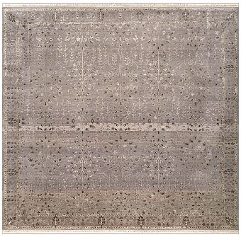 Современный Индийский ковер Dense Forest №3651 328x310cm из шерсти и шелка в стиле неоклассика