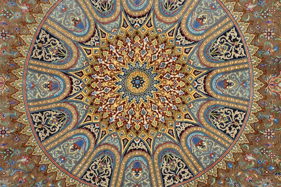 Шелковый ковер ручной вязки SAMEDI, размер 300x200cm изображение