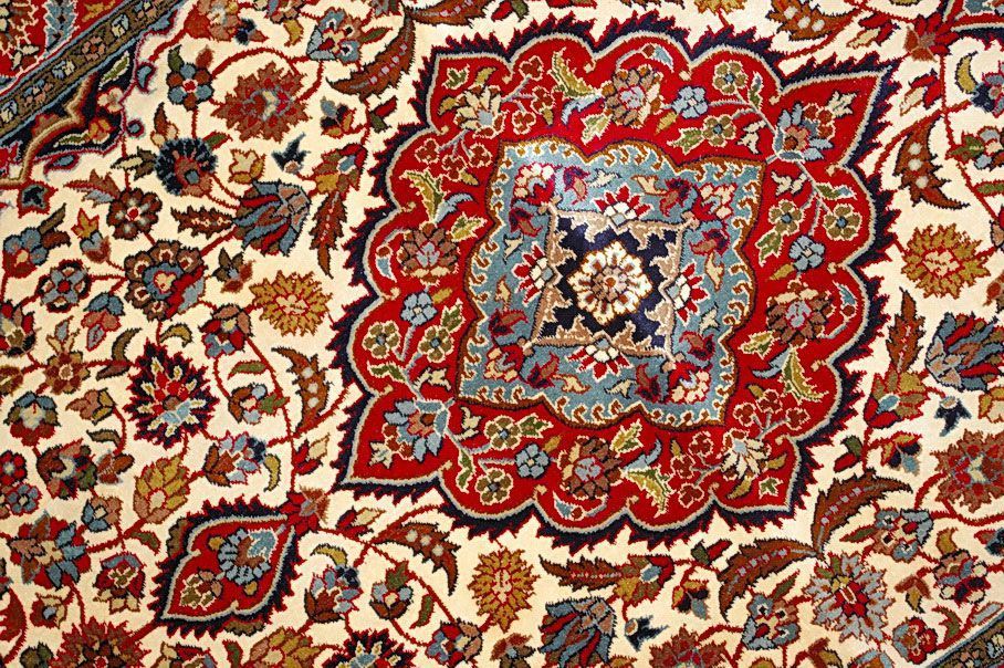 Шелковый ковер ручной вязки Кашмирский ковер, размер 124x80cm изображение