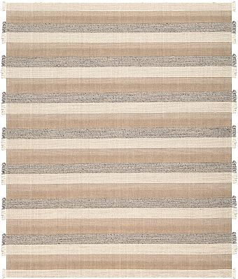 Безворсовый Индийский ковер Bergen №4960 305x255cm из шерсти