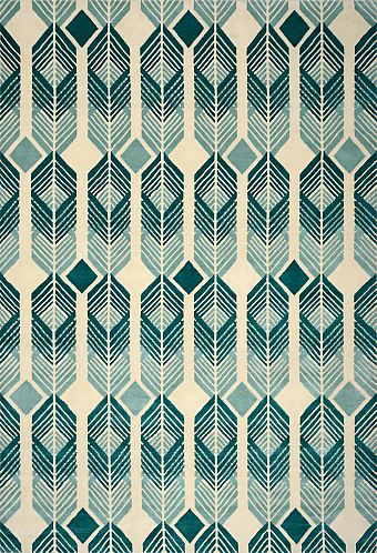 Шерстяной Непальский ковер Plumage Green №3321 300x200cm
