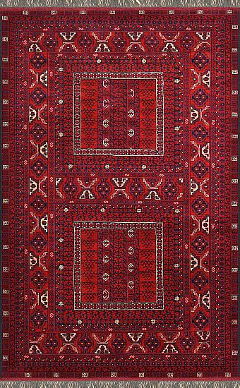 Шерстяной Афганский ковер Parda №3157 248x160cm