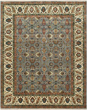 Шерстяной Индийский ковер Agra №5236 309x245cm