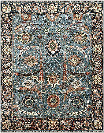 Шерстяной Пакистанский ковер Safavid №5325 304x243cm