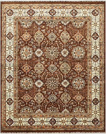 Шерстяной Пакистанский ковер Saltani №5326 305x245cm