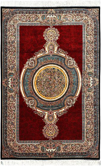 Шелковый Иранский ковер Tehran №5433 226x147cm
