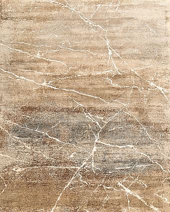 Индийский Marble ковер №5508 305x245cm из шелка и шерсти