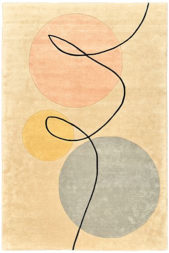 Шерстяной Индийский ковер Wooly №5555 301x203cm