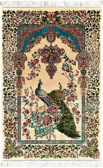 Шелковый Иранский ковер Tehran №5435 225x150cm