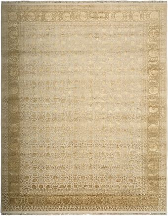 Современный Индийский ковер Rajastan Neo №3177 458x366cm из шерсти и шелка в стиле неоклассика