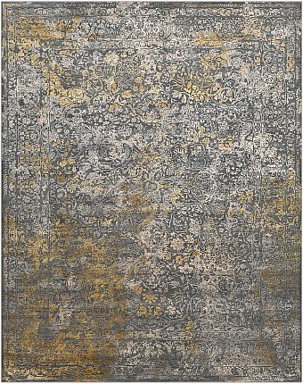 Современный Индийский ковер Shabby Classic №5059 307x245cm из шерсти и шелка в стиле неоклассика