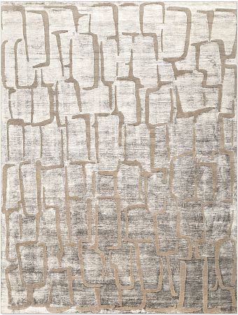 Индийский Relief ковер №5449 360x272cm из шелка и шерсти