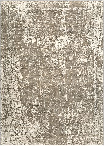 Современный Индийский ковер Shabby Classic №5466 425x303cm из шерсти и бамб. шелка в стиле неоклассика