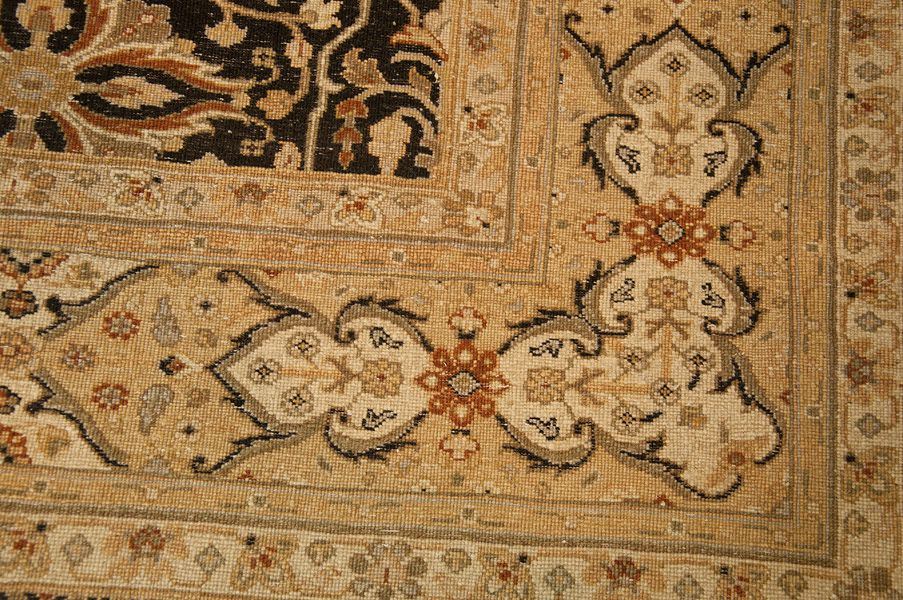 Индийский ковер JAIPUR шерстяной Прямоугольный 225x169cm фото крупным планом