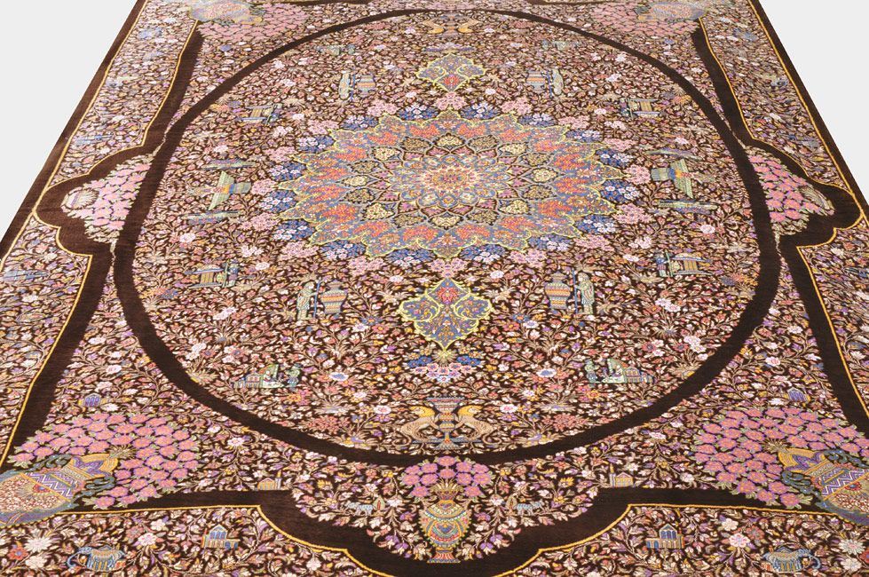 Ковер ручной работы JAMSHIDI 203x135cm фотография