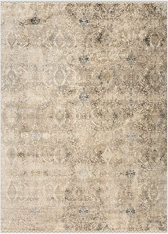 Индийский Shabby Classic ковер №5158 429x309cm из шелка и шерсти