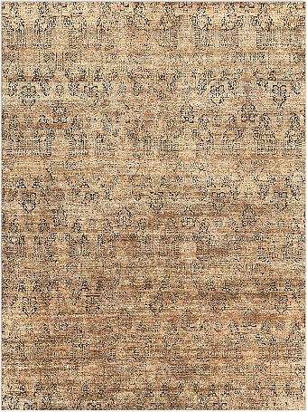 Индийский Shabby Classic ковер №5169 364x270cm из шелка и шерсти