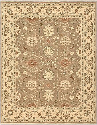 Безворсовый Индийский ковер Ziegler Sumakh №5176 310x244cm из шерсти