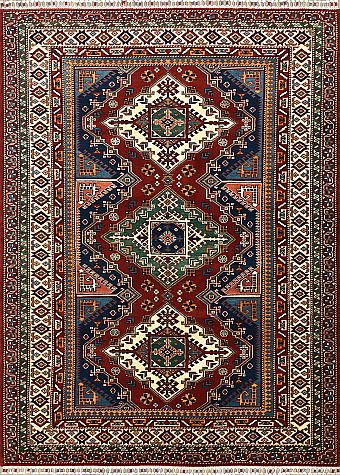Шерстяной Азербайджанский ковер Shirvan №5272 200x148cm
