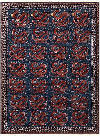 Шерстяной Пакистанский ковер Baluchi №5299 263x196cm