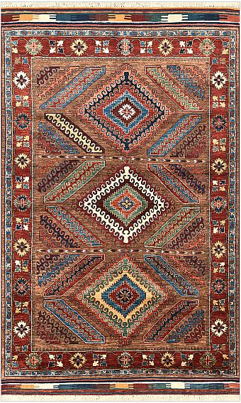 Шерстяной Пакистанский ковер Baluchi №5303 264x162cm