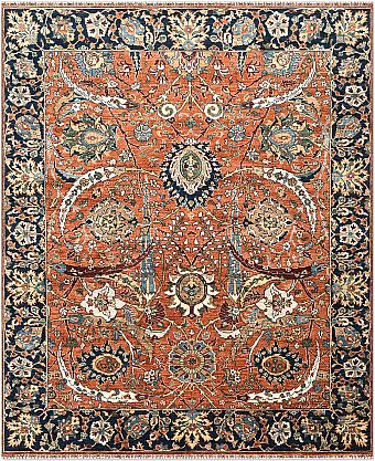 Шерстяной Пакистанский ковер Safavid №5331 300x249cm