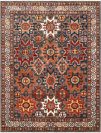 Шерстяной Пакистанский ковер Kazakh №5350 314x244cm