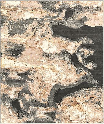 Индийский Onyx ковер №5389 296x248cm из шелка и шерсти
