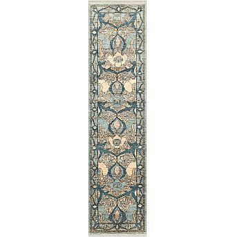 Современный Пакистанский ковер Morris №5307 345x85cm из шерсти в стиле неоклассика