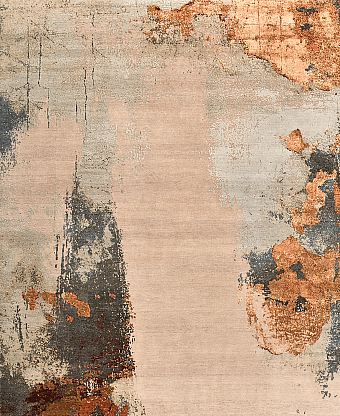 Индийский Fresco ковер №5507 304x248cm из шелка и шерсти