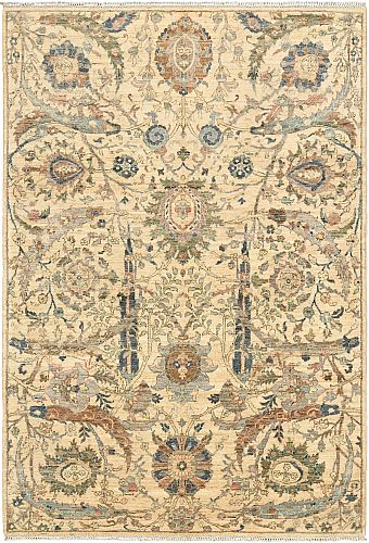 Шерстяной Пакистанский ковер Safavid №5642 267x186cm