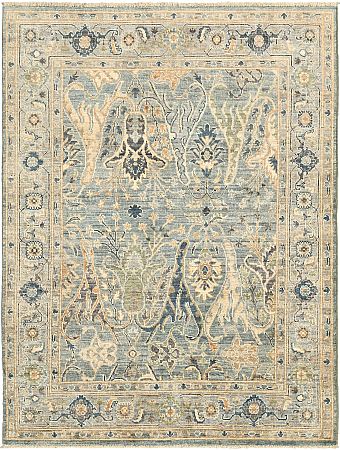 Шерстяной Пакистанский ковер Bijar №5651 199x152cm