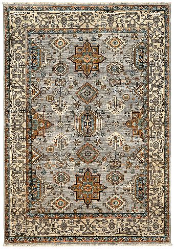 Шерстяной Пакистанский ковер Kazakh №5700 175x120cm
