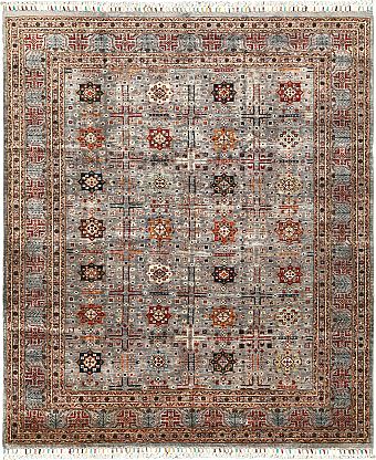 Шерстяной Пакистанский ковер Saltani №5712 297x261cm