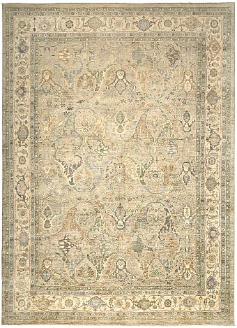 Шерстяной Пакистанский ковер Bijar №5716 554x401cm